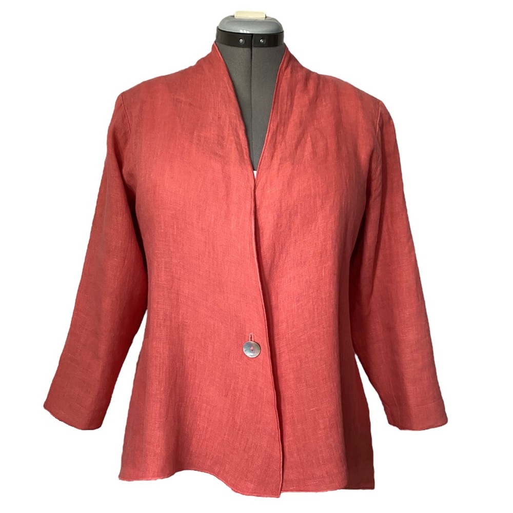 Fenini linen jacket with pockets S
